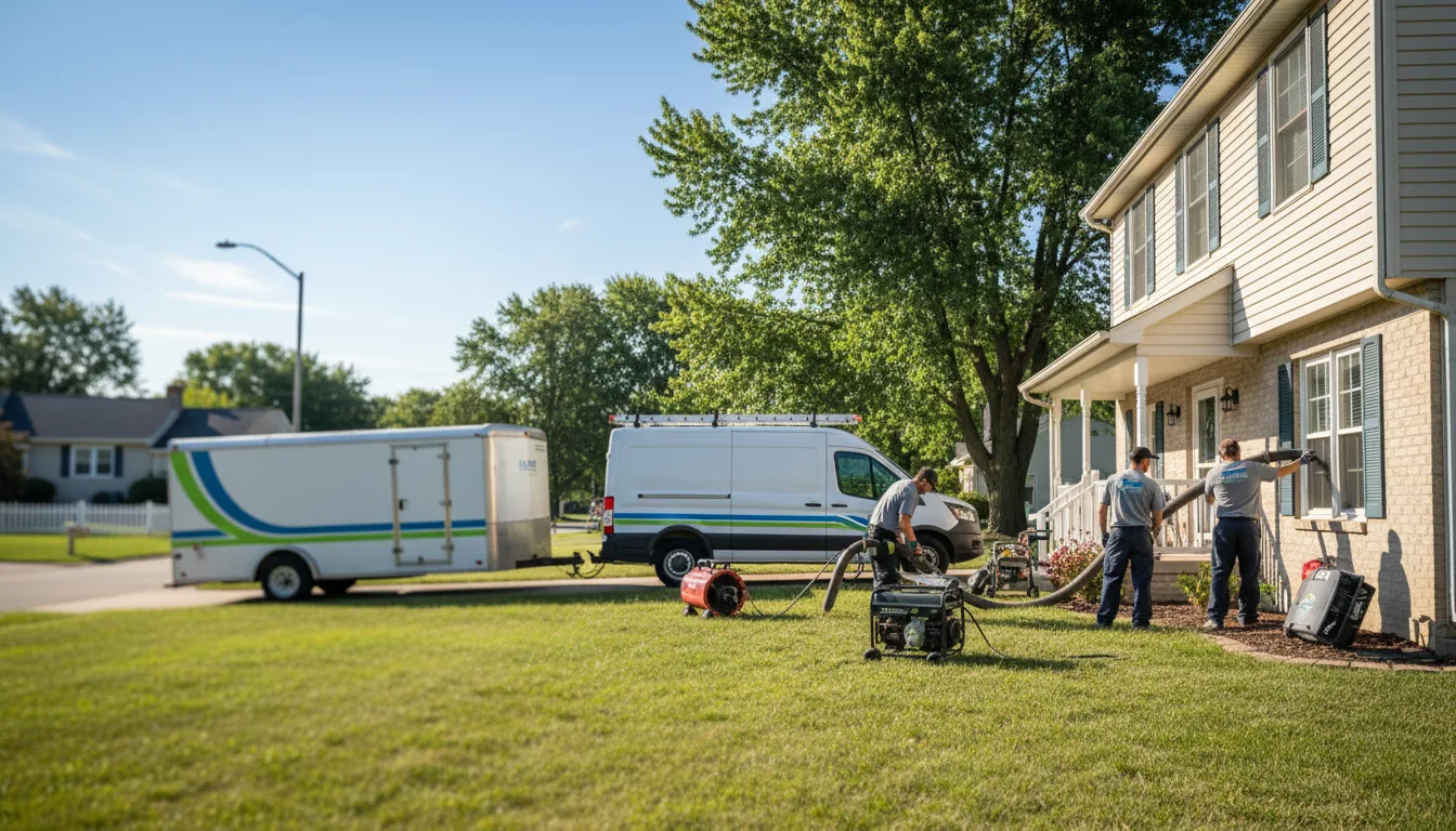 Flooded Basement Restoration And Cleanup With Repair in Clare, IL near me